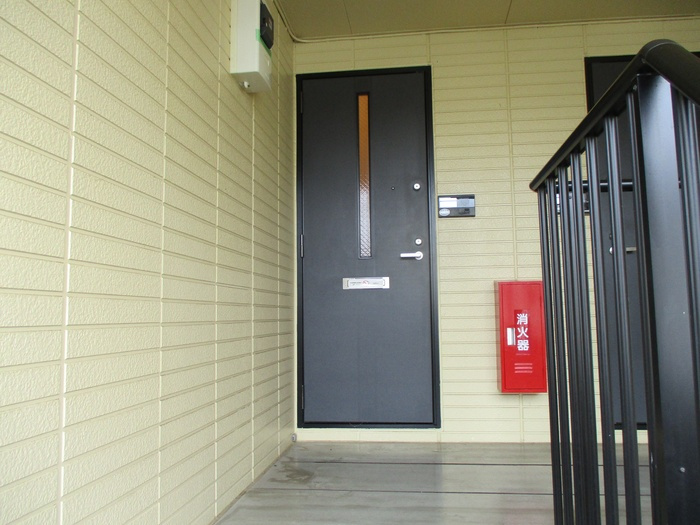 ブルンネンパークＣの玄関