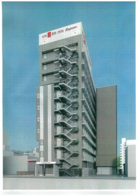 【外観パース】 | 宿郷一丁目エレベータ・タワー月極駐車場