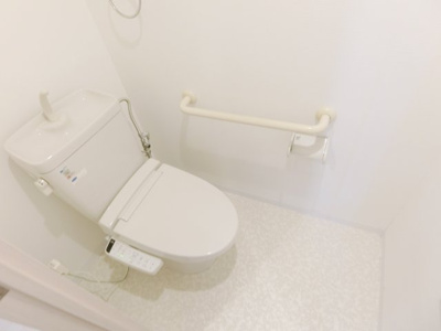 【トイレ】 | カサベラセントラルプラザ長田 | シンプルで使いやすいトイレです