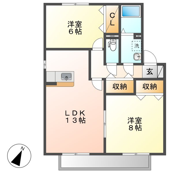 ボナールⅡの間取り