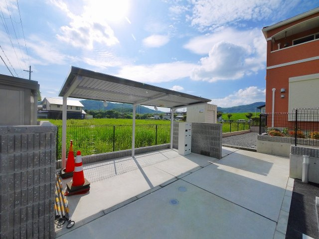 ソレアード泉川Cのその他共用部分|駐輪場です