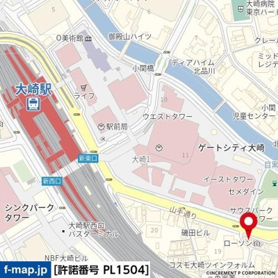 【地図】 | ファーストプレイス大崎
