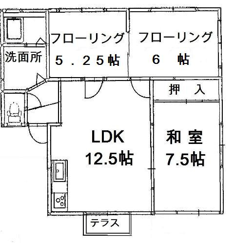 【間取り】 | アピオン前九年Ⅰ