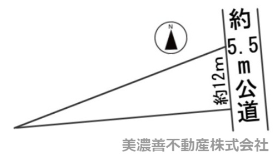 ５６７８０　岐阜市北一色土地の区画図