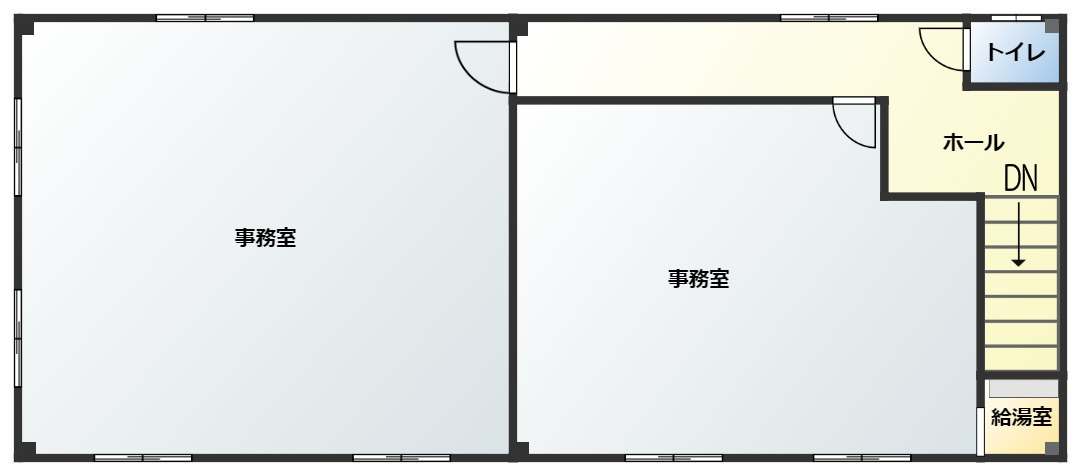 千旦林事務所・倉庫の間取り|2階