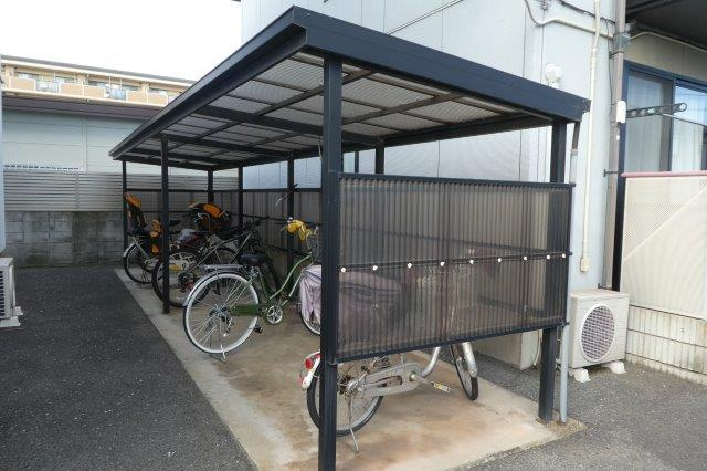 倉敷市日吉町のアパートのその他共用部分|駐輪場