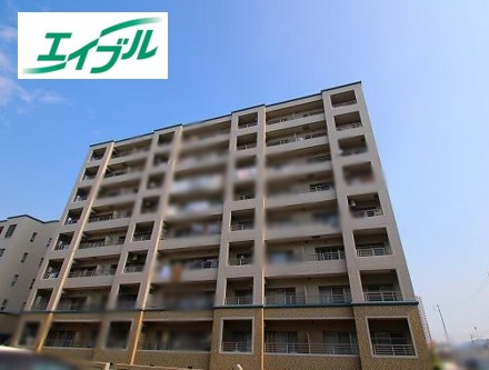 サンハイツ中央台I棟の外観|最上階