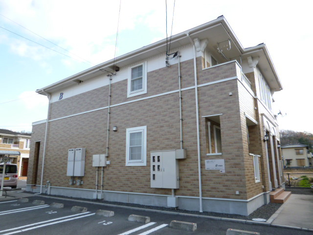 倉敷市黒崎のアパートの外観