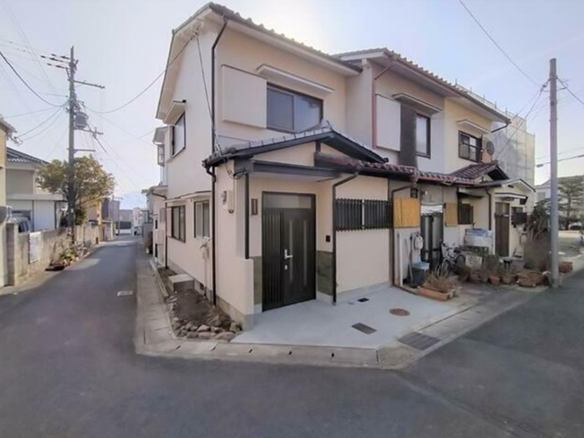 【外観】 | 山科区北花山寺内町　中古テラスハウス（賃貸オーナーチェンジ）