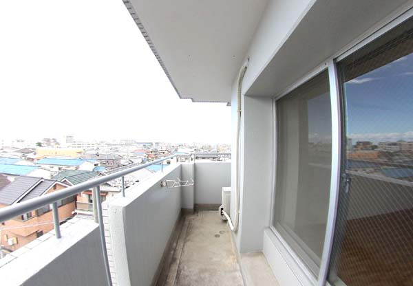グレースパレMAEDAのバルコニー|お洗濯にも便利なバルコニー付き