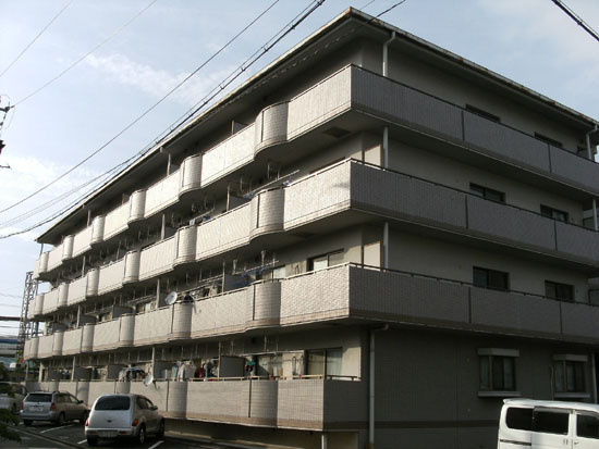 岸和田市春木旭町の賃貸マンションの外観|外観もきれいです