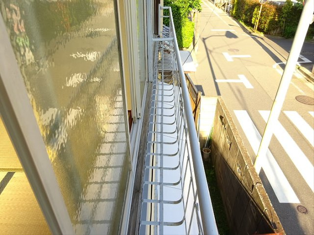 内藤荘のバルコニー