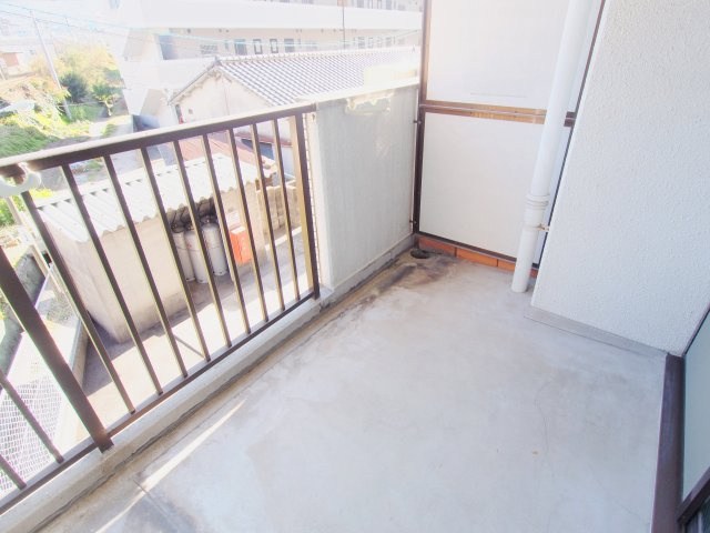 カーサ南大正のバルコニー