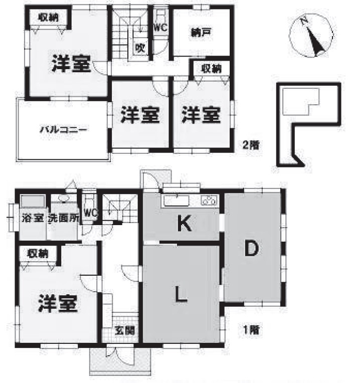 岡崎市宇頭町字楮山の外観