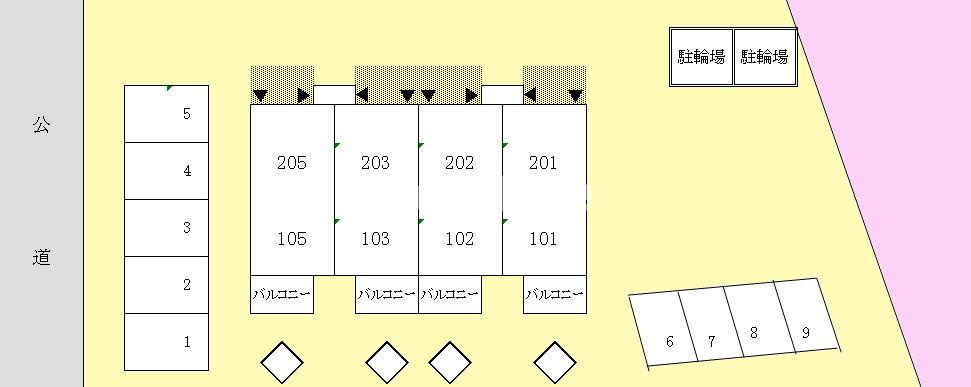 Ｔ・スクエアⅡの駐車場
