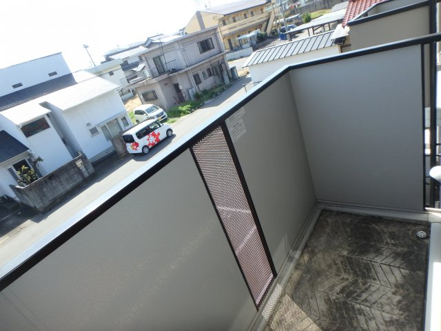 エスペランサ上池のバルコニー