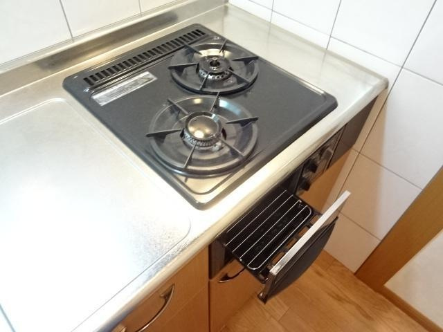 ディープ・アートのキッチン|ビルトインコンロ