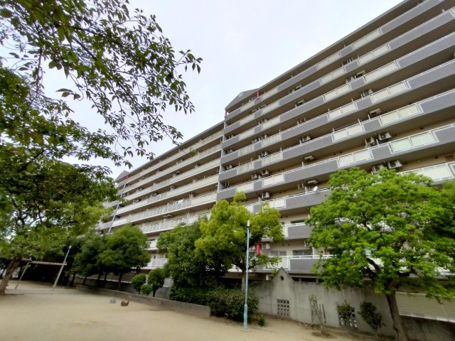 シティコーポ鴫野2号棟の外観|別角度の外観です。
スーパー　コノミヤまで197ｍ　徒歩2分！！毎日のお買い物に便利。
