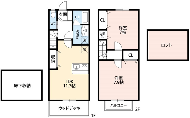 【間取り】 | セレーノC