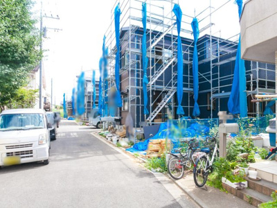 【前面道路含む現地写真】 | タマタウン武蔵村山三ツ藤3丁目2期 | 西側5ｍ～5.1ｍ公道