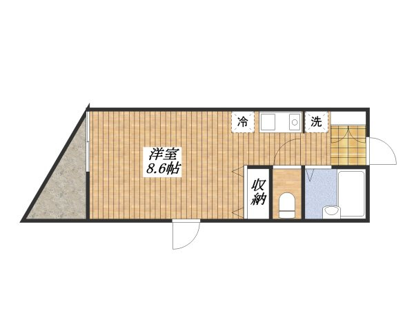 フォーチュン西立川の間取り