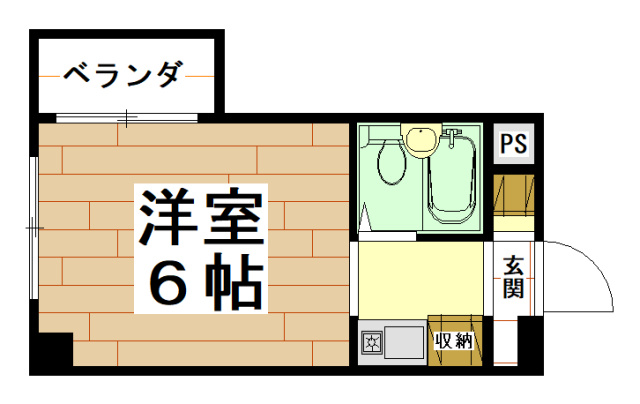 パルハウス丸善の間取り