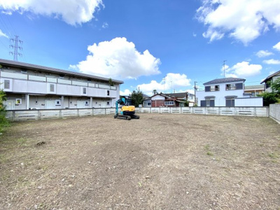 【外観】 | 値下げ！残り１区画　藤沢市高倉　建築条件なし（！）売地　仲介手数料不要　 | 整地を行ってスッキリしました。