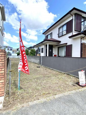 【外観】 | 値下げ！残り１区画　藤沢市高倉　建築条件なし（！）売地　仲介手数料不要　 | 土地の入り口です。