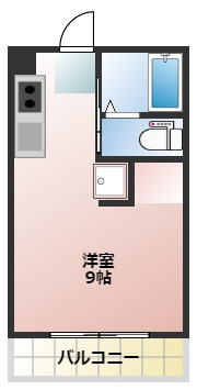 今村コーポの間取り
