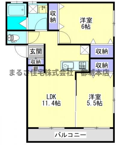 ウィズMⅠ・Ⅱの間取り