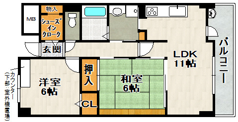 チトセプラザの間取り
