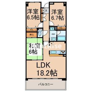 フォンテーヌ神山の間取り|間取り図