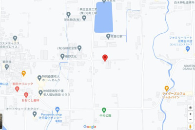 【地図】 | 南河内郡河南町大字白木　売り土地