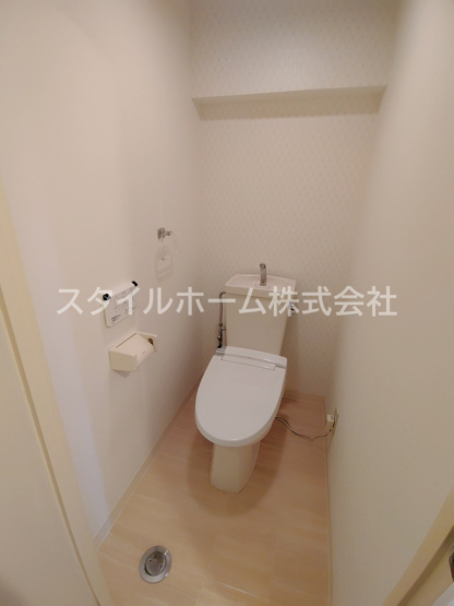 【トイレ】 | クレストパレス学園前 | 清潔感のあるトイレです