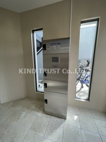 スカイハイム天神橋のその他共用部分|宅配ボックスが設置されました（2023年1月撮影）