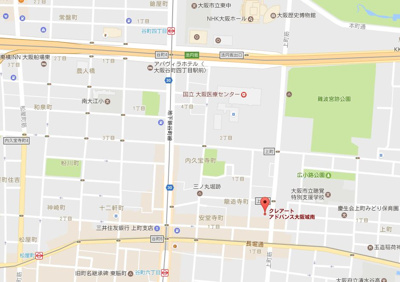 【地図】 | クレアートアドバンス大阪城南