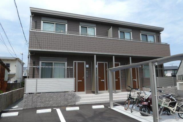 倉敷市日ノ出町１丁目のアパートの外観