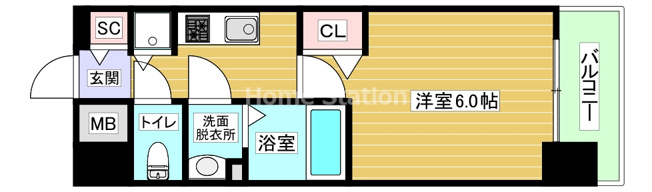 【間取り】 | プレサンス大阪福島レシェンテ