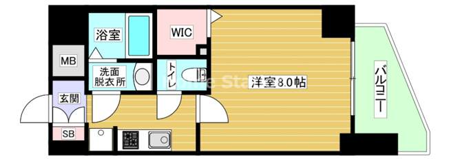 【間取り】 | ララプレイス大阪福島プレッソ