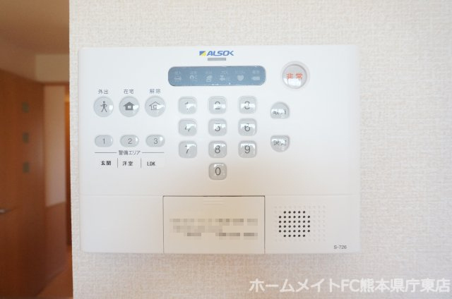 上益城郡益城町大字広崎のアパートのセキュリティ