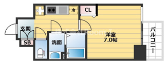【間取り】 | プレサンス心斎橋レヨン