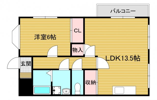 山本マンションの間取り