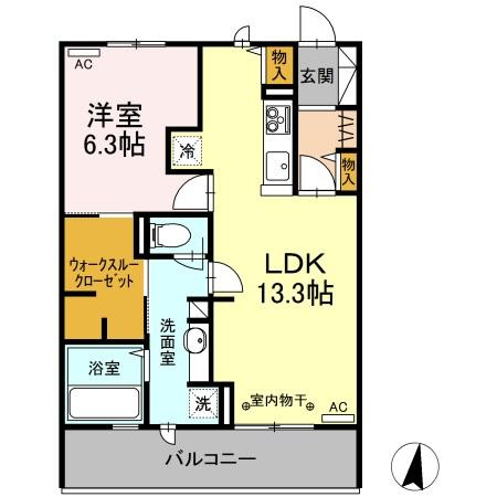 ワケアの間取り