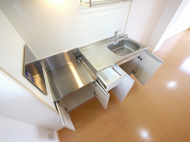 ヴィラージュ島田のキッチン|きれいなキッチンです