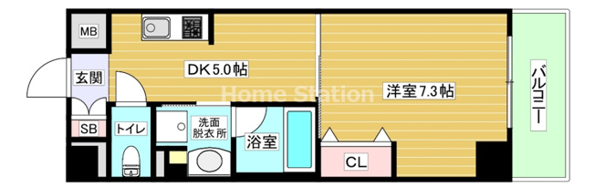 【間取り】 | ボヌール梅田