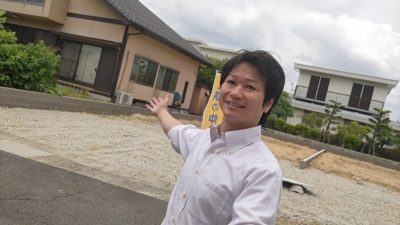 【外観】 | 天白区平針南1期　1号棟　★仲介手数料無料★平針南小学校・平針中学校　新築一戸建て | 現地です。 ナビゲーターむらちゃんがご案内します。