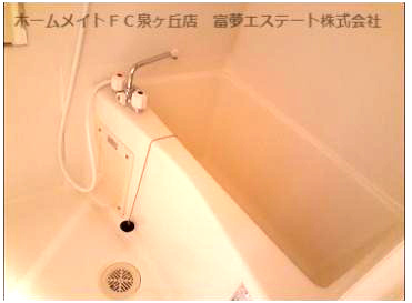 【浴室】 | フジパレス式内町Ⅲ番館 | 落ち着いた空間のお風呂です