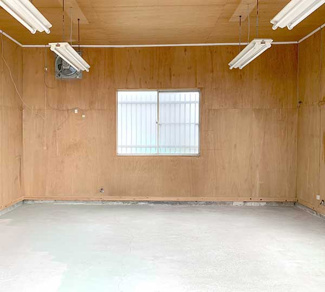 【内装】 | 新吉田町205貸し工場（9坪）