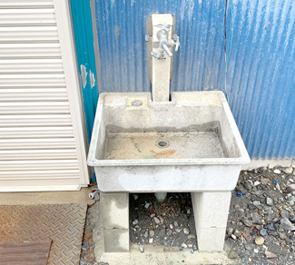 【設備】 | 新吉田町205貸し工場（9坪） | 外水道