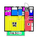 【間取り】 | ベルメゾン和田の間取り